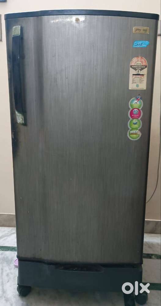 Godrej single door grey color fridge for sale
