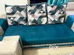 1 year old 3+1+1 sofa with glass Table for SALE in Gurgaon sector 103