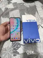 Vivo y51A, 8/128gb with bill box charger