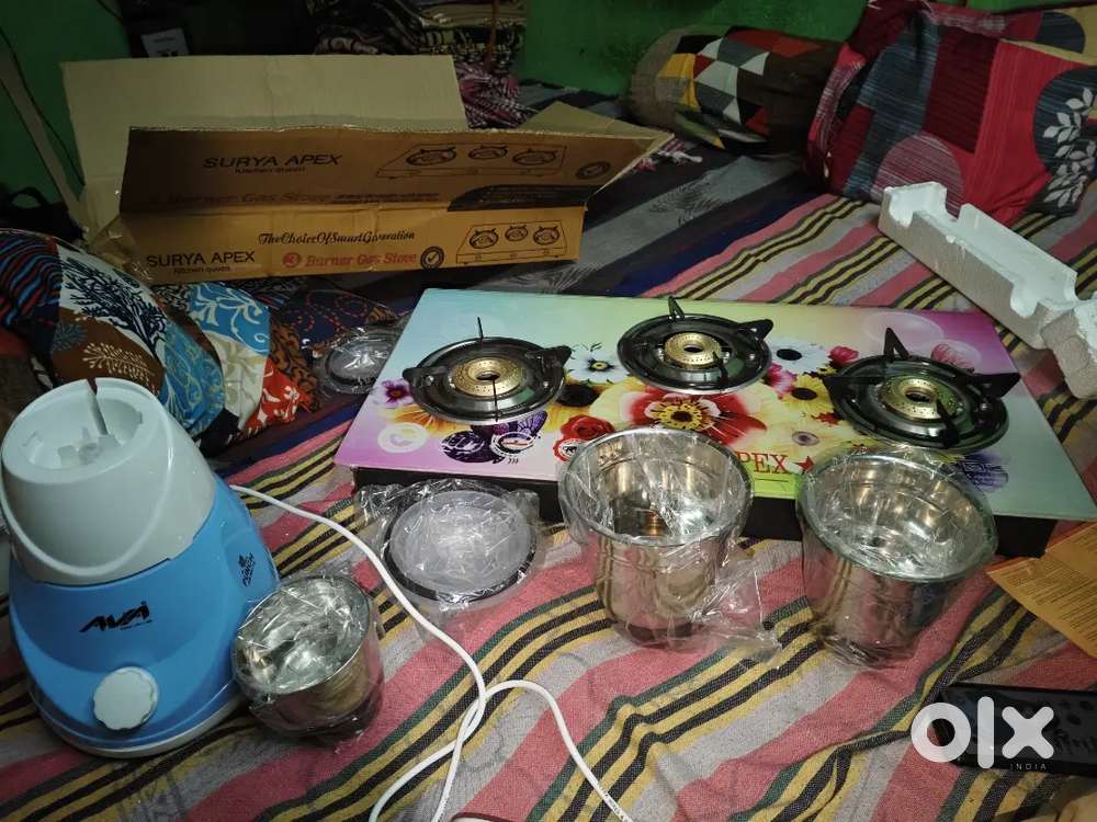 Mixer and auto Gas chulha