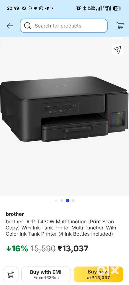 Brother DCP 430t new printer