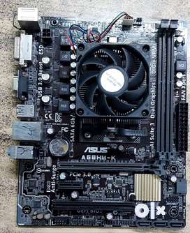 GAMING BOARD AND CPU (AMD FM2+ MOTHERBOARD WITH PROCESSOR