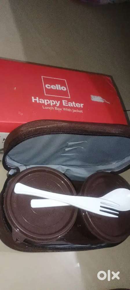 New lunch box (cello) plastic