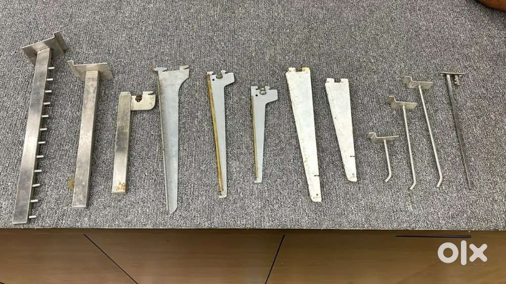 Slate wall fitting, racks hooks etc