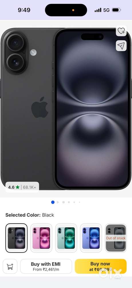 Iphone 16 box Pack