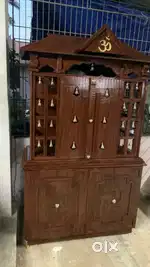 WOODEN POOJA ROOM