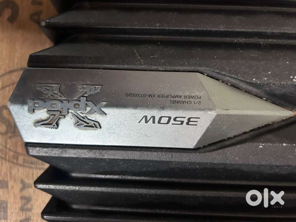 Sony 350watts amplifier and JBL woofer