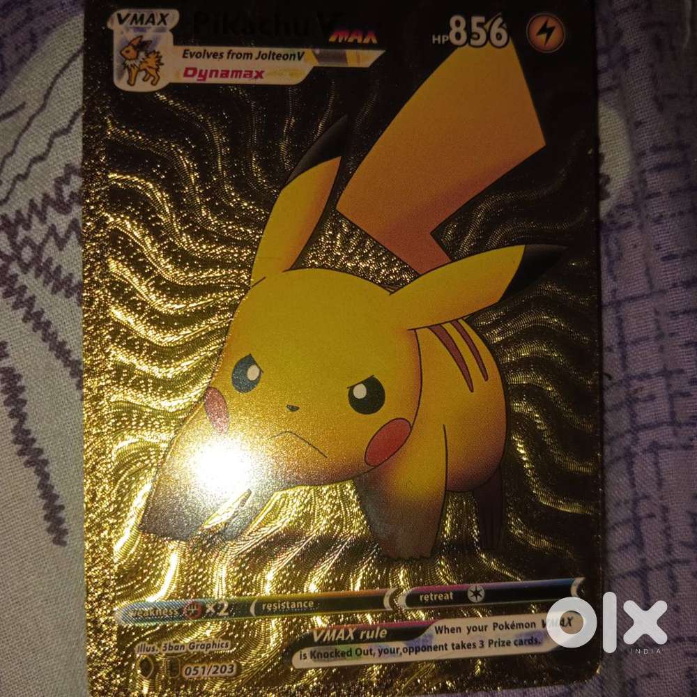 Golden pikachu Vmax, HP856