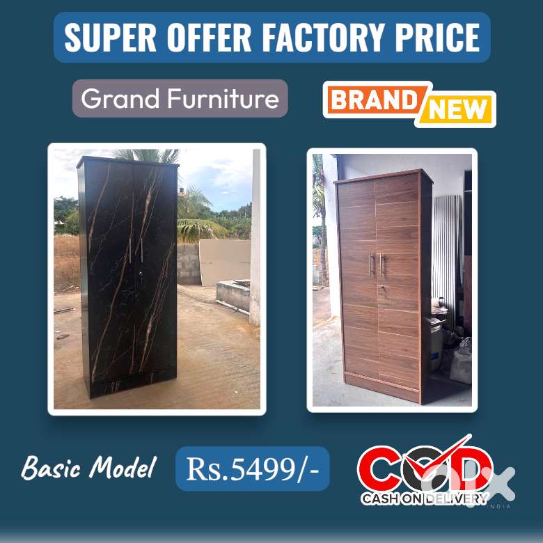 Wardrobe , Cupboard , Wooden Bero , Brand New # KJK2