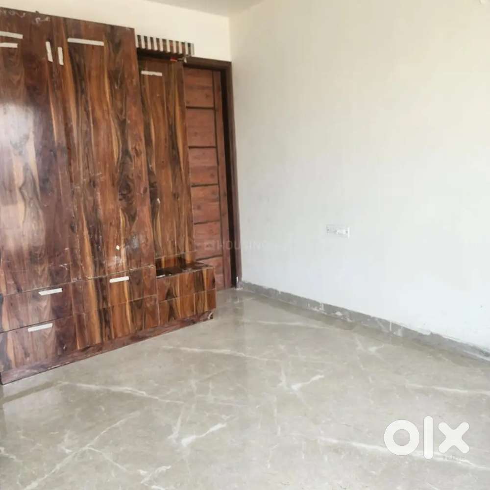 Ground floor two bhk set with two washrooms car parking woodenwork etc