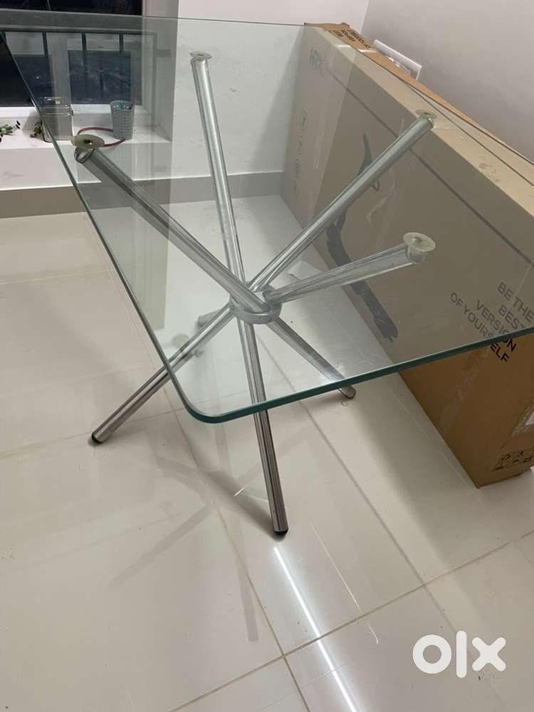 Dining glass table
