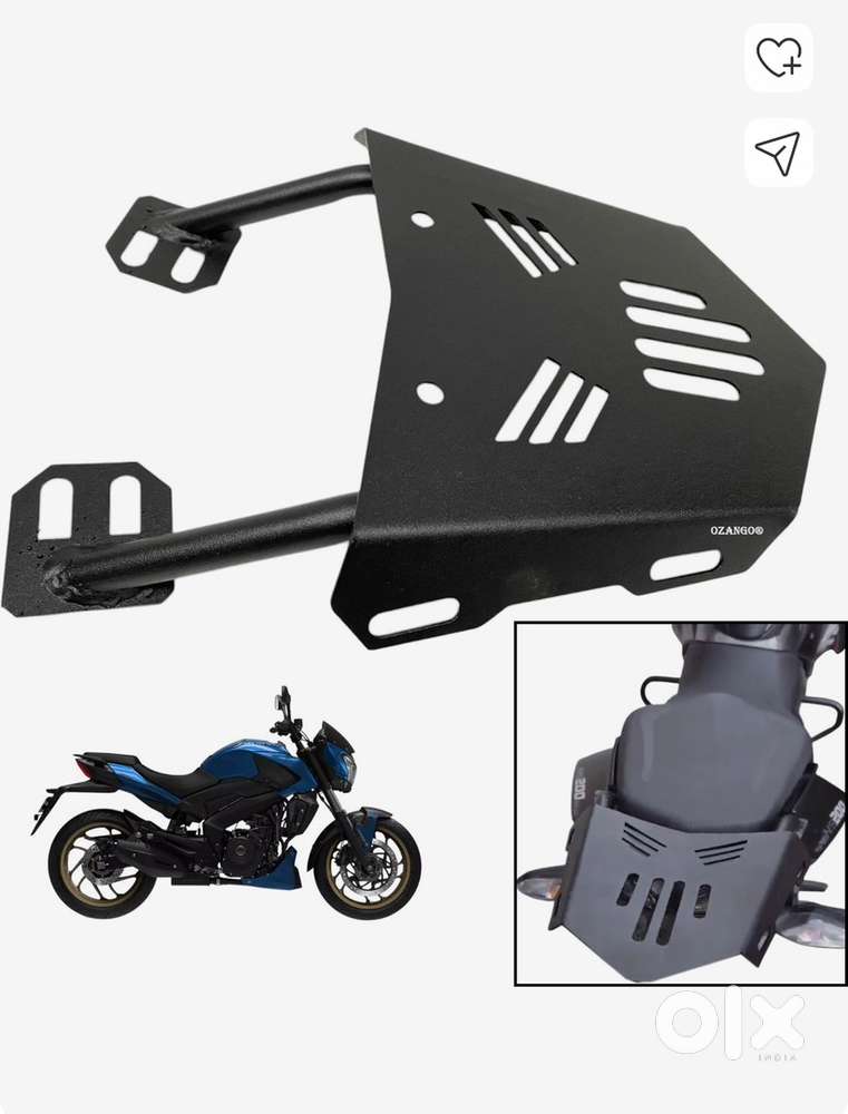 Bike metal back rest for all sports bike