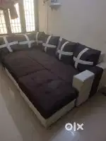 L shape sofa cum bed for sale