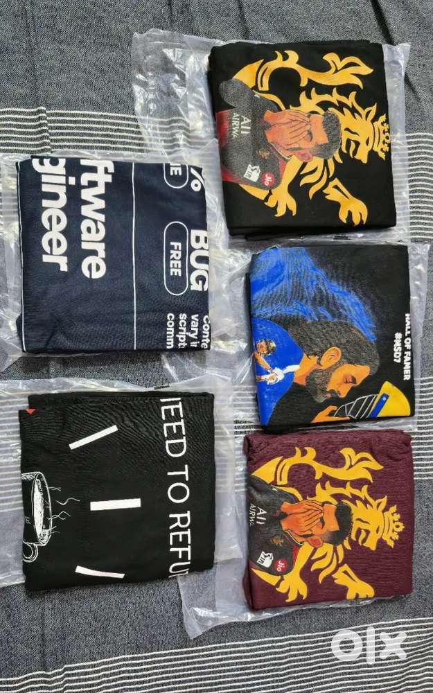 100% Cotton Printed T-Shirts Clearance Sale  Brand New