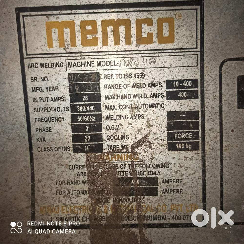 Welding machine 20kw