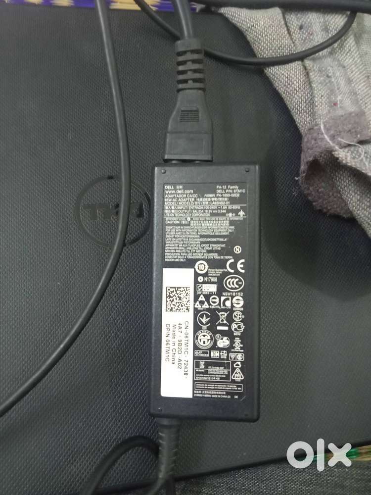 Laptop with adaptor