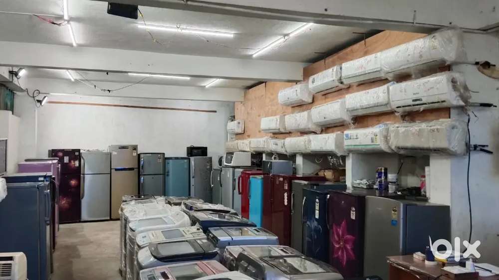 Second hand fridge showroom