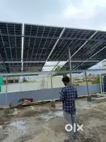Solar Electric Panel and Inverter and Water Tanks