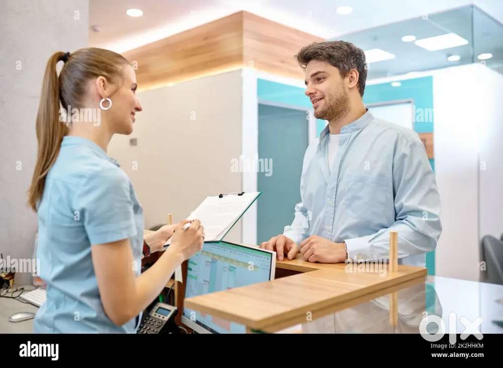 Urgently hiring receptionist