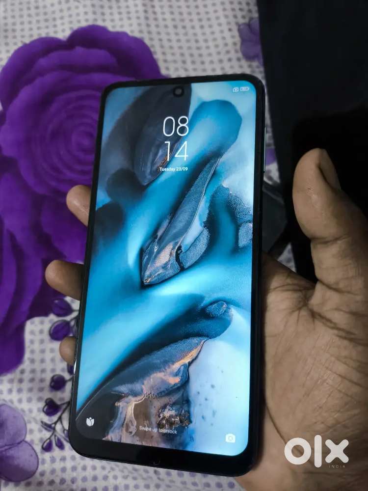 Redmi note 9 pro max blue 6GB 128GB