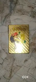 Pokemon card golden colour