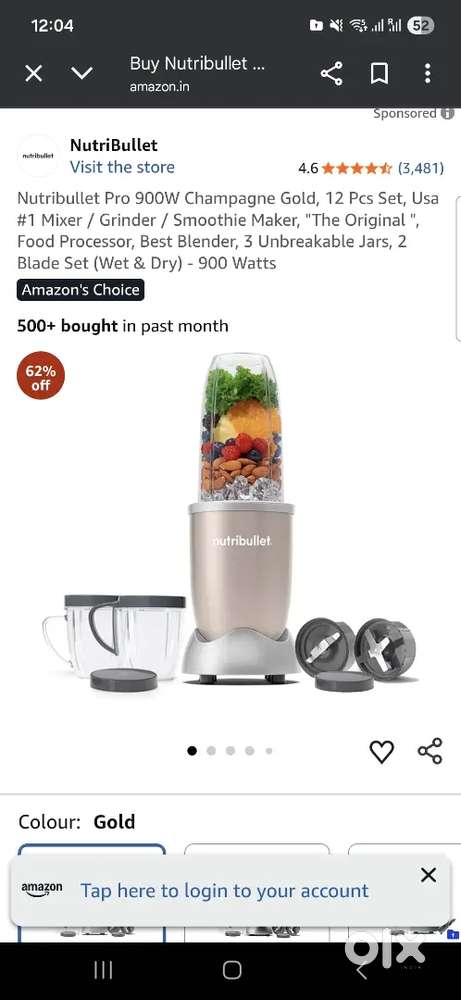 Nutribullet Nutriblender Original NEW ( MIXER GRINDER)