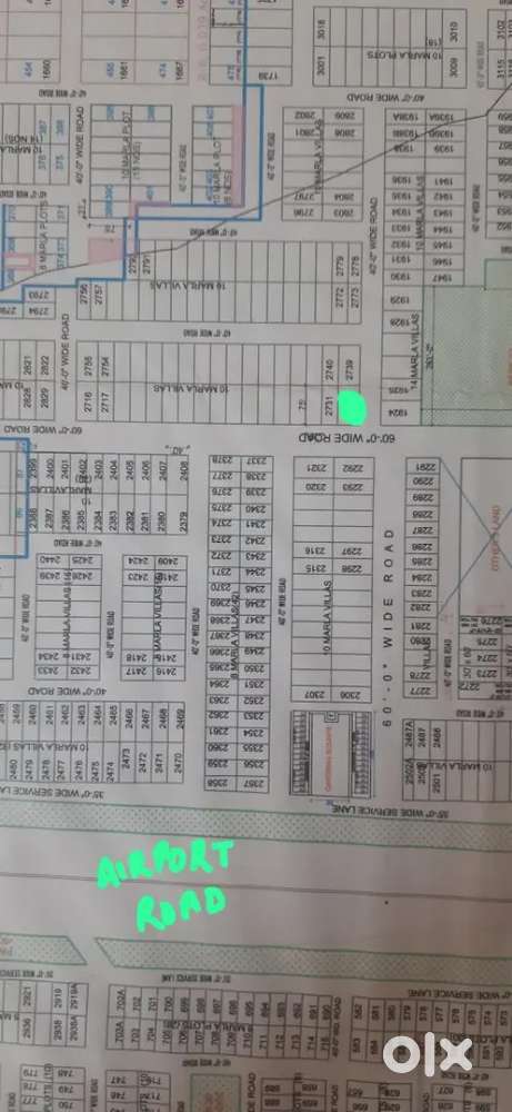 For sale gmada approved 250 gaj corner plot close to airport road