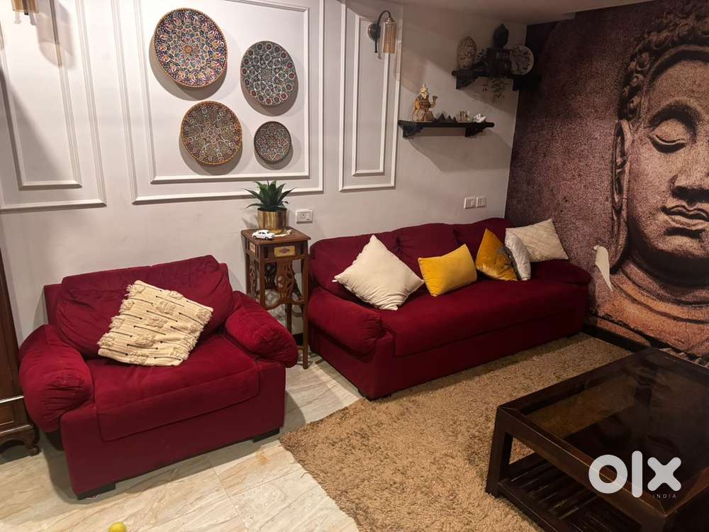 Super Soft Luxory Wine Color Sofa