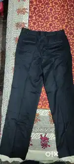 Black formal trousers, Size 34, Free loose fit