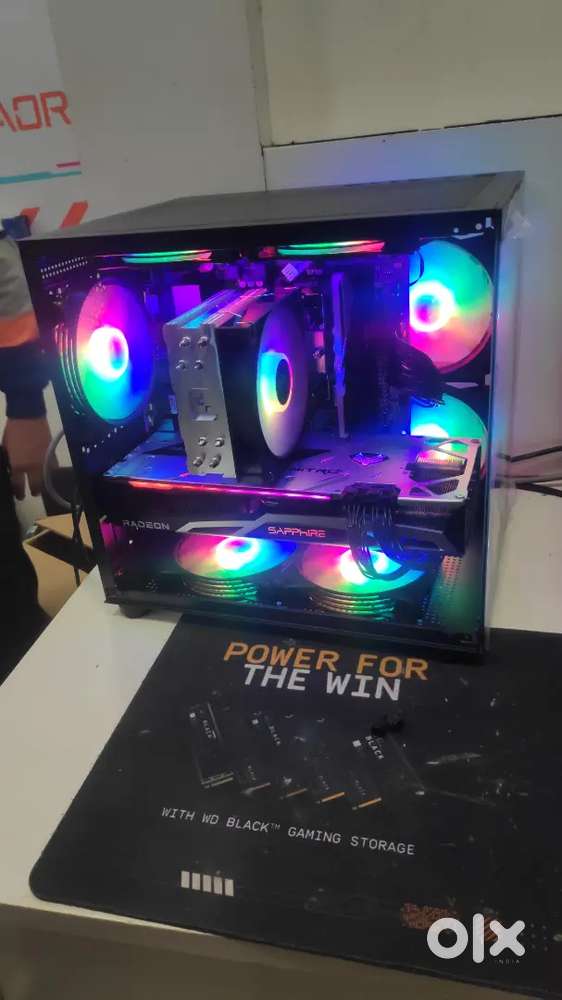 Consistent sniper black fish tank style gaming cabinet (only cabinet )