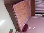 Bed with mattress