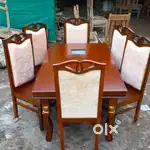 6 chair dining table affordable price in Starf Furniture