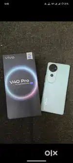 Vivo v 40 pro (256 gb) 2 month old  no single scratch  new  condition
