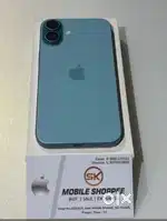 Iphone 16 + (128gb) Teal Green ONLY 35 DAYS OLD WITH INDIAN BILLING.