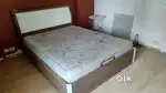 Queen Bed with mattress and storage box