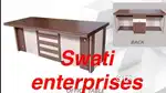 New designer front double seater office table office furniture