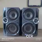 TWO BIG SONY SPEAKERS LEFT &RIGHT WORKING CONDITION