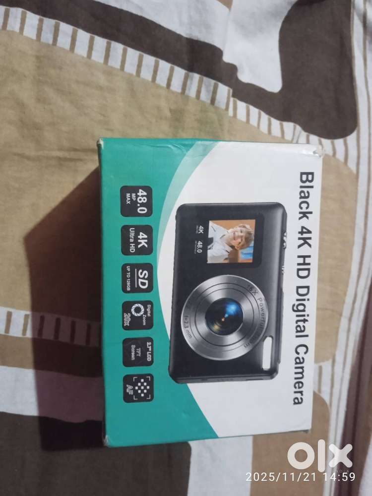 New Black 4k hd digital camera