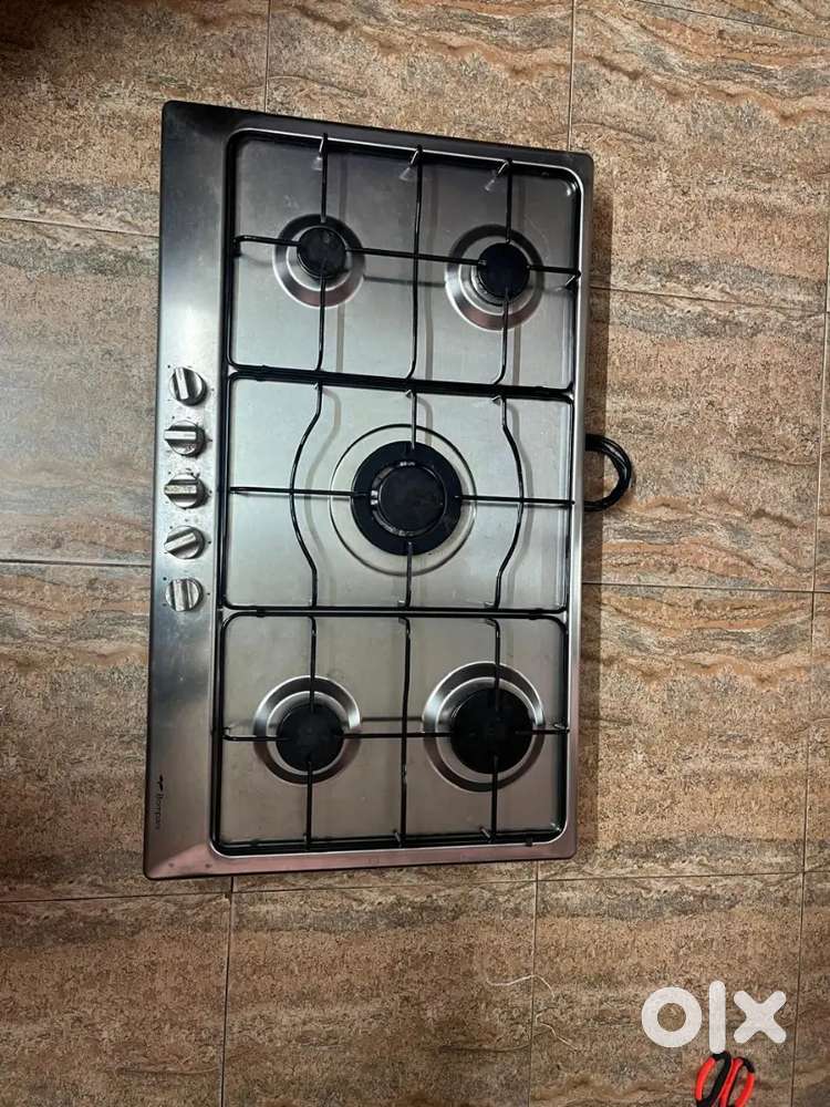 Gas stove stainless steel 5- burner gas cooktop