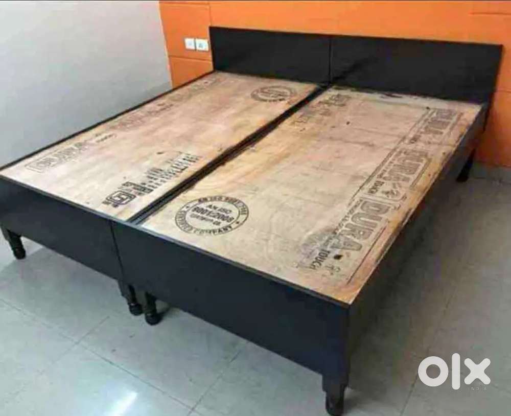 Brand new double bed without box factory rate pr