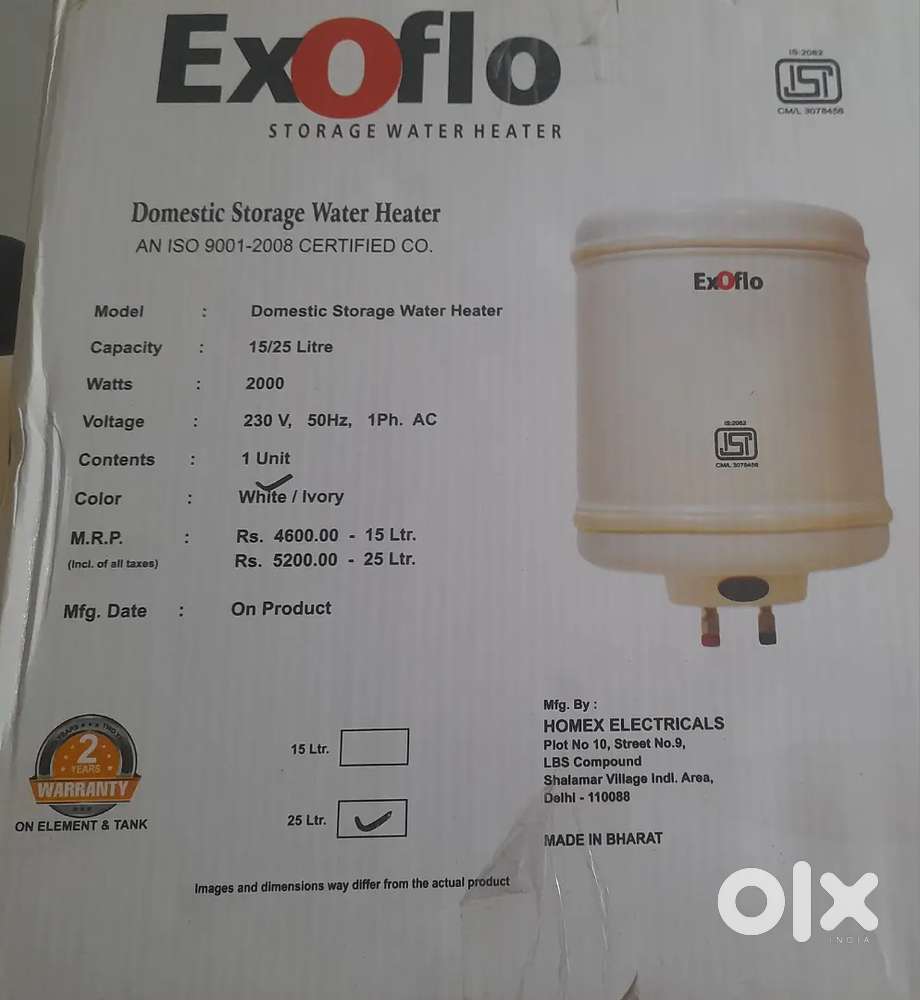 Brand new geyser