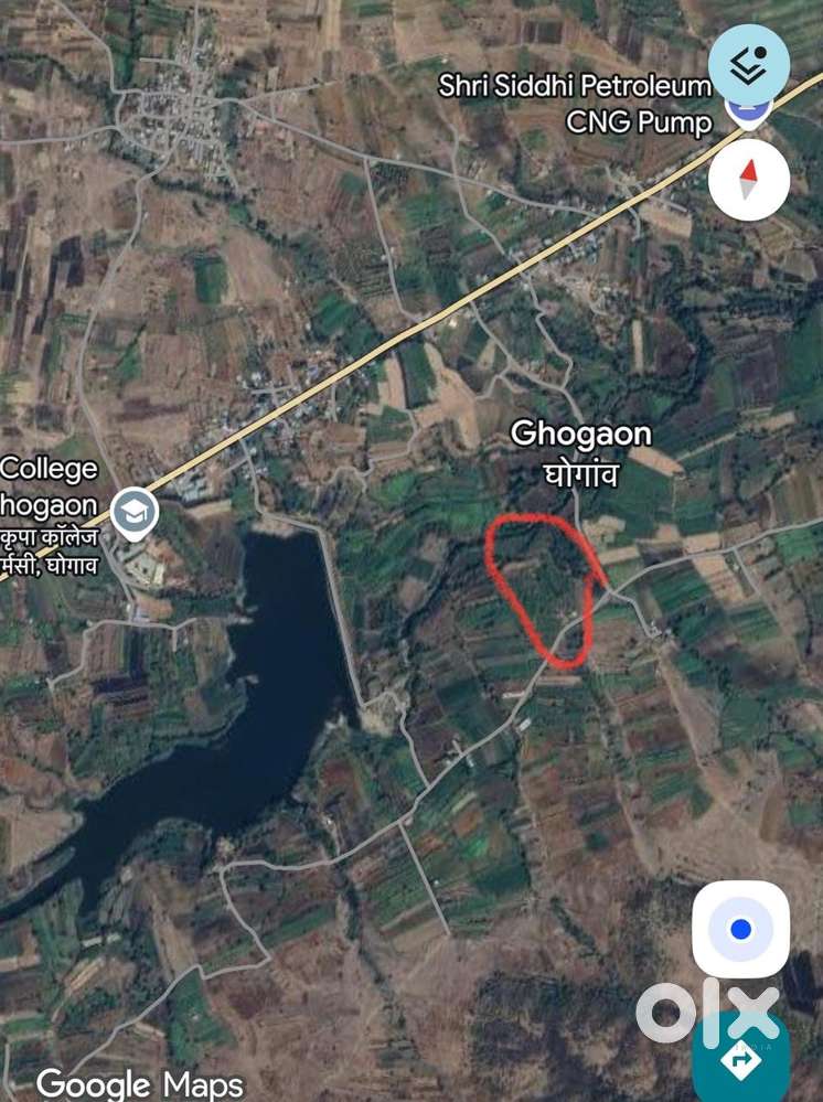 विक्रीसाठी – घोगाव (ता. कराड) येथील पक्का रस्ता लागून  १४५ गुंठे सुपीक
