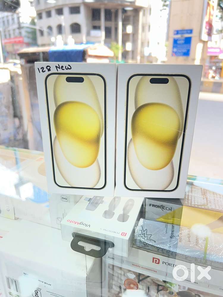 I phone 15 128 gb yellow (jain mobile)
