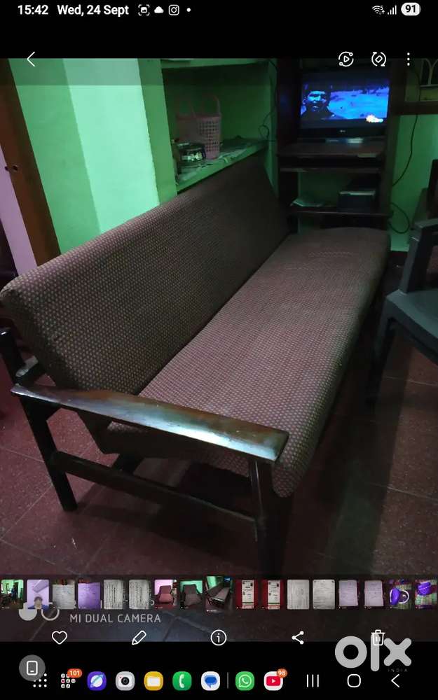 Rose wood sofa set for sale 3+1+1 seater