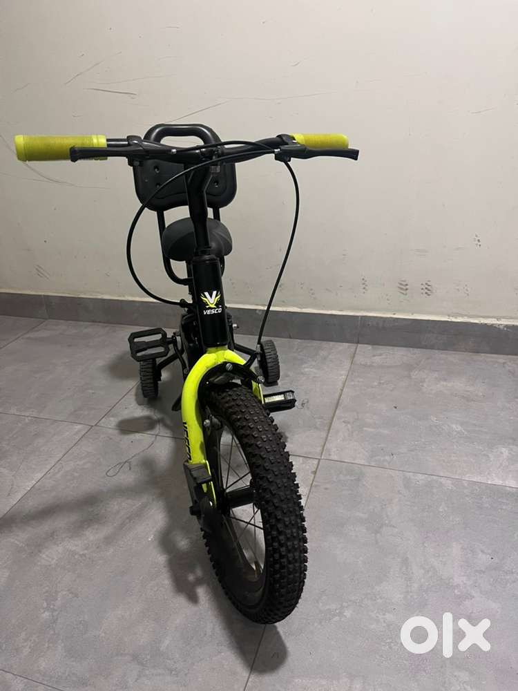 VESCO Kick Pro 14 T Kids Cycle with Balance Wheel & Back Rest Seat