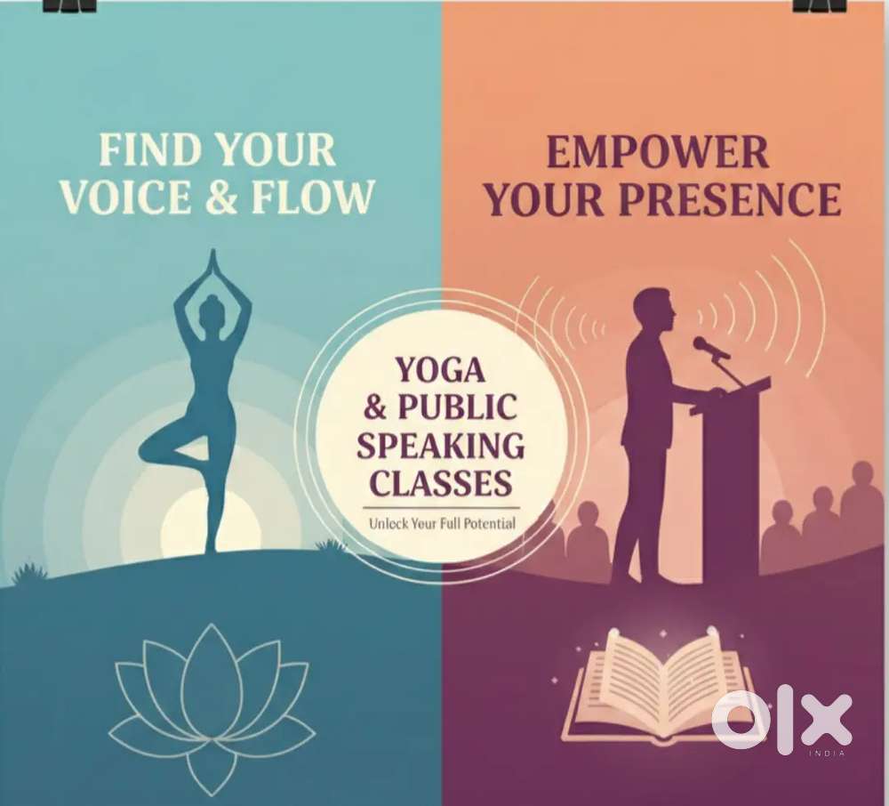 Yoga and Public speaking classes