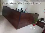 Office setup in a flat or bunglow  office cubicles