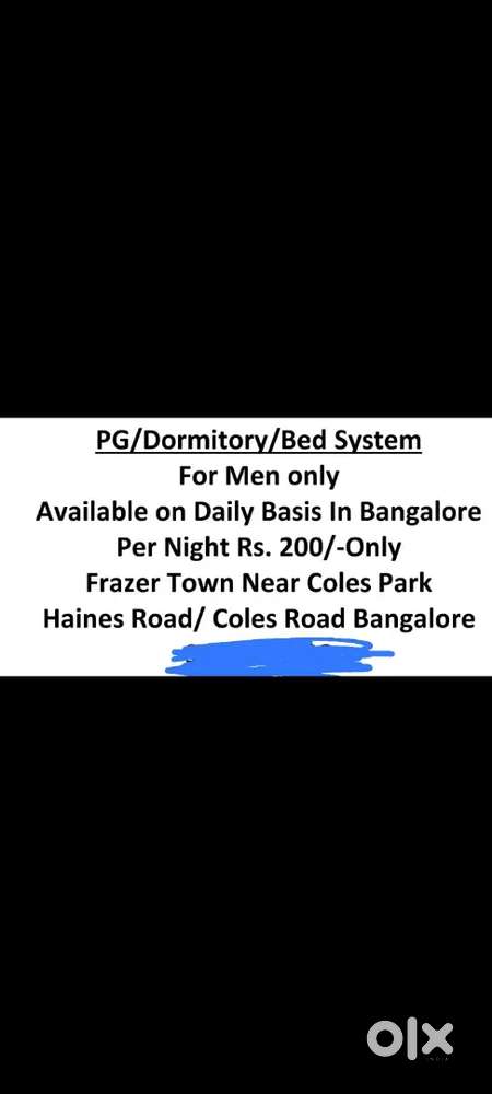 PG, Dormitory / Bed System
