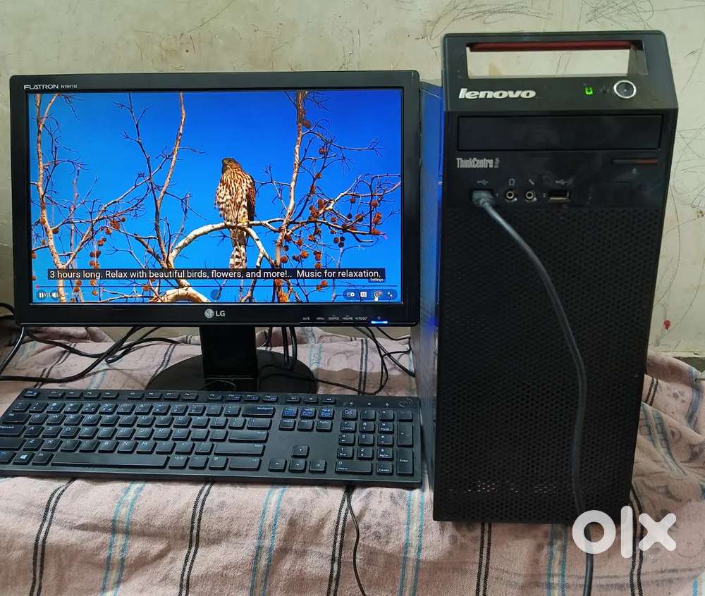 Professional business class i5 desktop pc monitor computer set