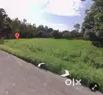 Plot for sale on road